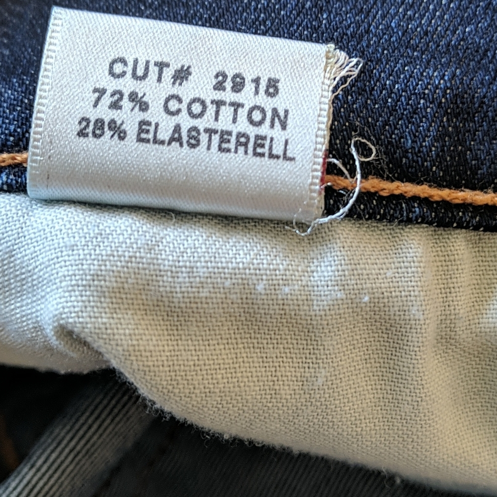 J Brand Cigarette Leg straight jeans style #91410DKV darkwash sz 24x35L TALL - Picture 14 of 14
